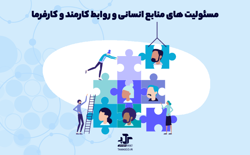 آشنایی با مسئولیت های منابع انسانی درخصوص روابط کارمند و کارفرما