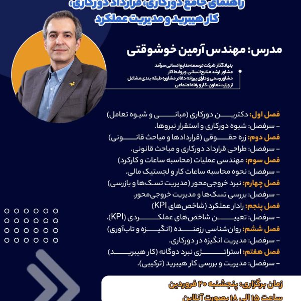 مدیریت دورکاری و کار هیبرید | راهنمای جامع دورکاری، قرارداد دورکاری، کار هیبرید و مدیریت عملکرد