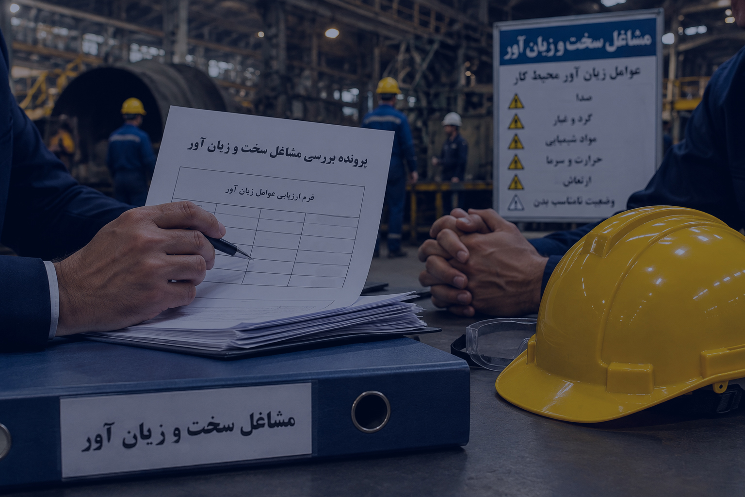 آرای مشاغل سخت و زیان آور